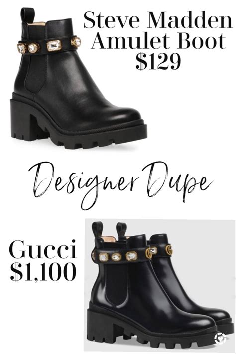 gucci slipper shoe dupe|steve madden boots gucci dupe.